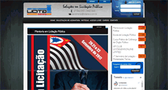 Desktop Screenshot of licitanews.com.br