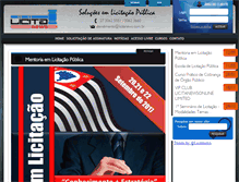 Tablet Screenshot of licitanews.com.br